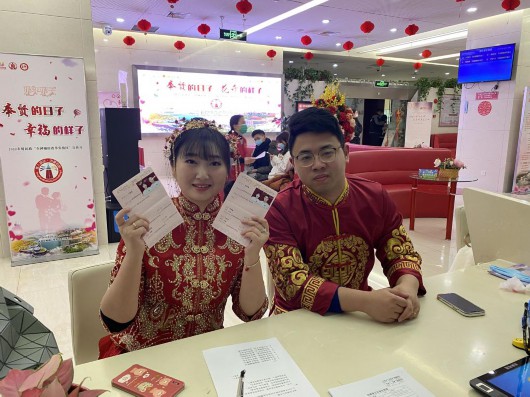 婚姻登记|2022.2.22！沪上登记所迎来一批最有2的新人！