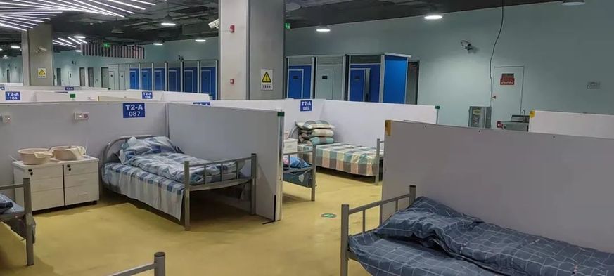 床位|实拍!宝山新建改建6家方舱医院,总6900张床位!