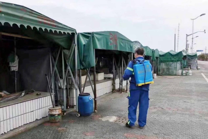 疏导|注意!上海全市73处临时设摊点累计消杀132次