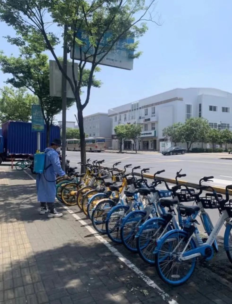 消杀|共享单车企业积极做好车辆调度、消杀保障工作