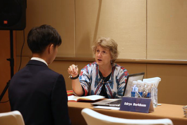 一对一面试现场