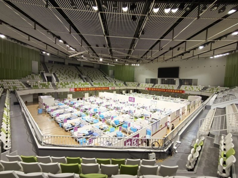 床位|总面积超3万平米共设500床位!青浦区方舱启用!