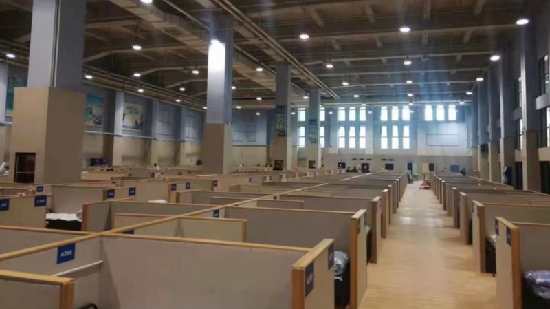 静安体育中心|静安建设11个方舱医院 汶水路方舱现场直击