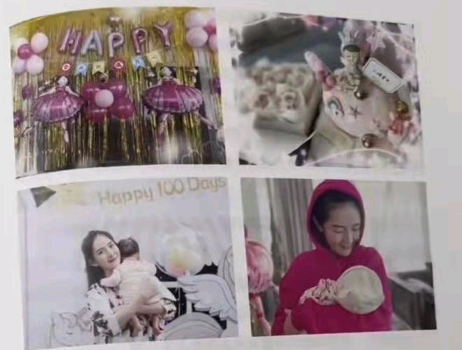 天娱|谢娜首公开小女儿百天照 浑身肉乎被抱怀里乖巧