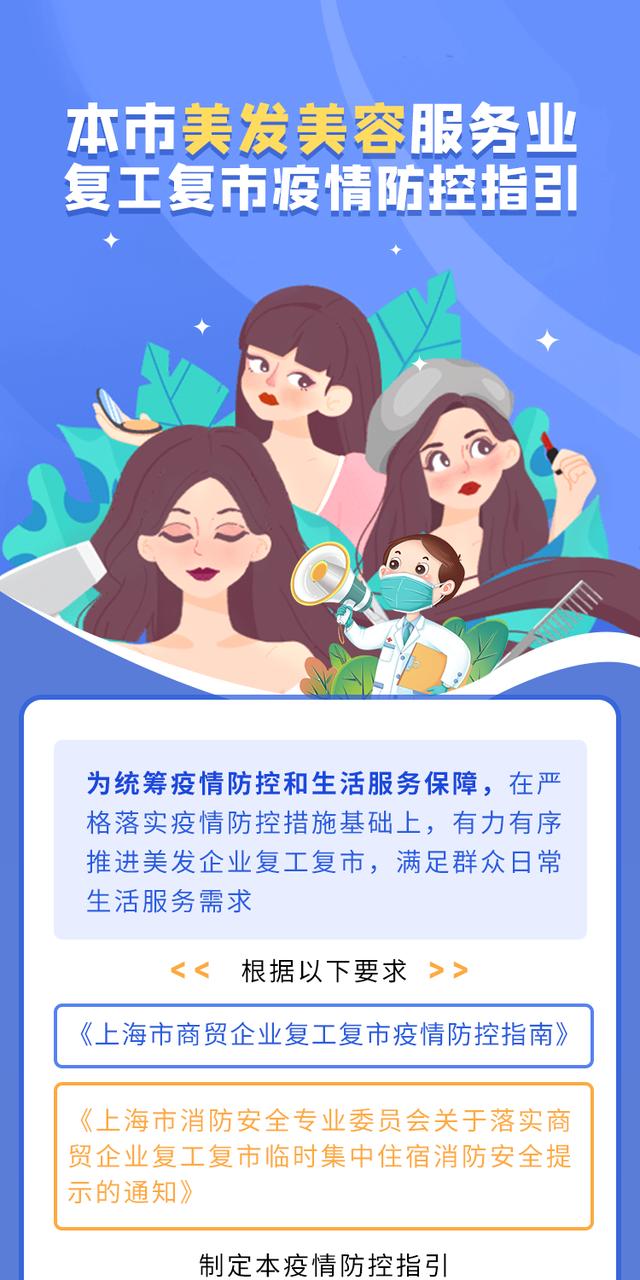 指引|同一时段每位理发师只接待一位客人!上海发布美容美发服务业复工指引