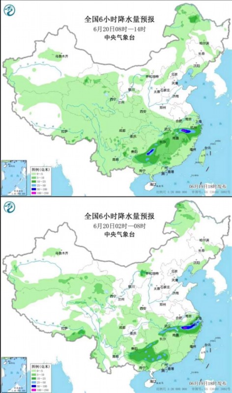 高温线|上海进入标准黄梅体感!本周几乎天天都有雨,周四最高34℃