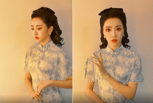 穿旗袍|李思思穿旗袍秀曼妙身材 摆pose民国大小姐范足